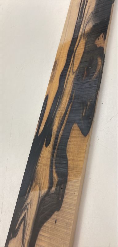 Fretboard Royal White Ebony, 736x86x9mm Unique Piece #186